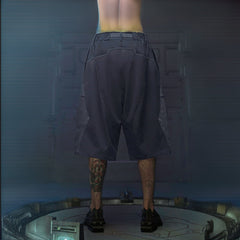 XIPHEVIL Bellator Deconstructed Multi-Zipper Shorts Dark Grey