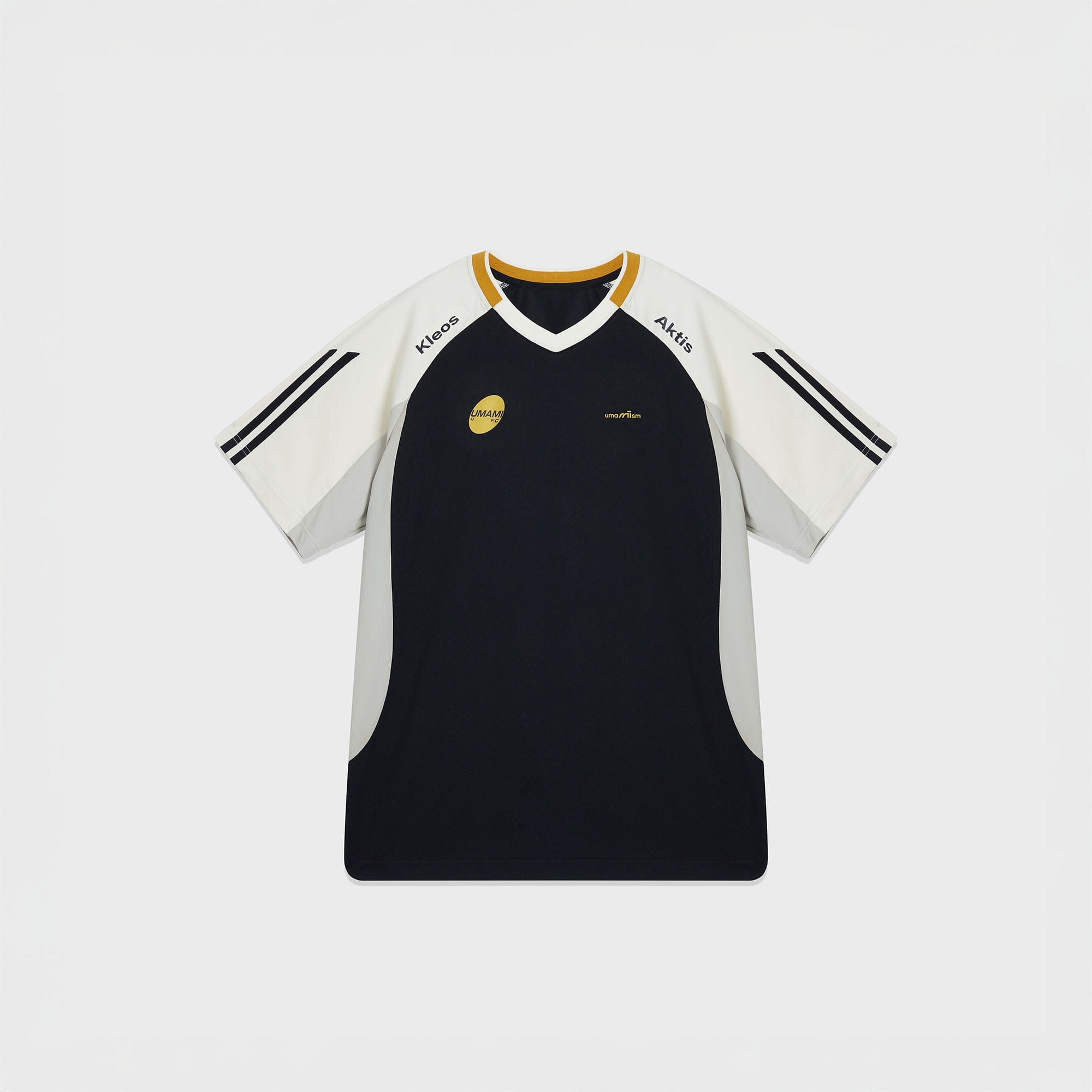 UMAMIISM Contrast Half-Zip Quick-Dry T-Shirt