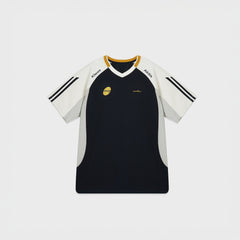 UMAMIISM Contrast Half-Zip Quick-Dry T-Shirt