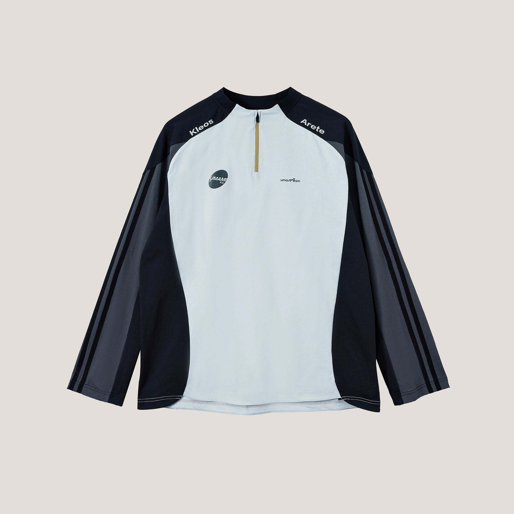 UMAMIISM Contrast Half-Zip Quick-Dry Training Jersey