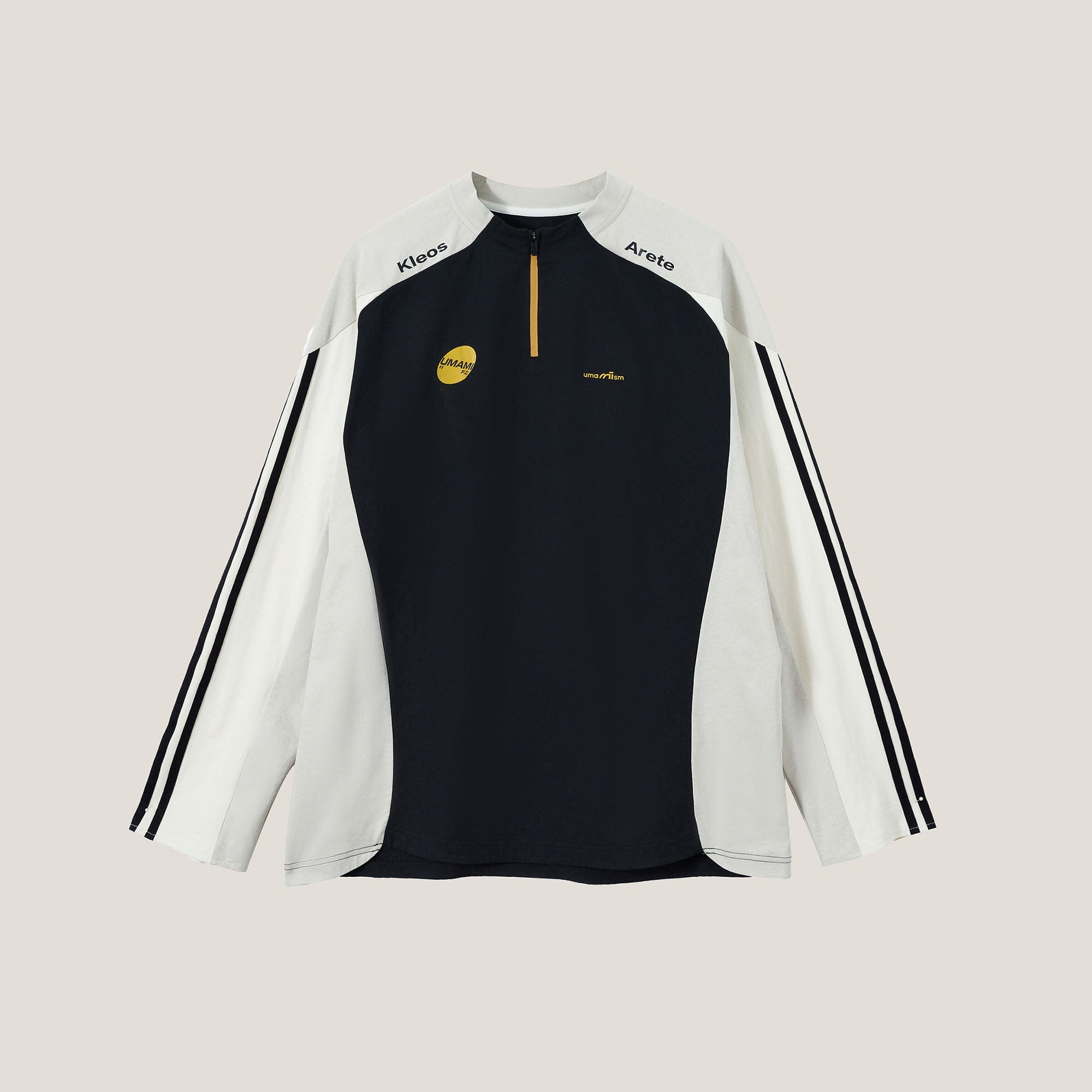 UMAMIISM Contrast Half-Zip Quick-Dry Training Jersey