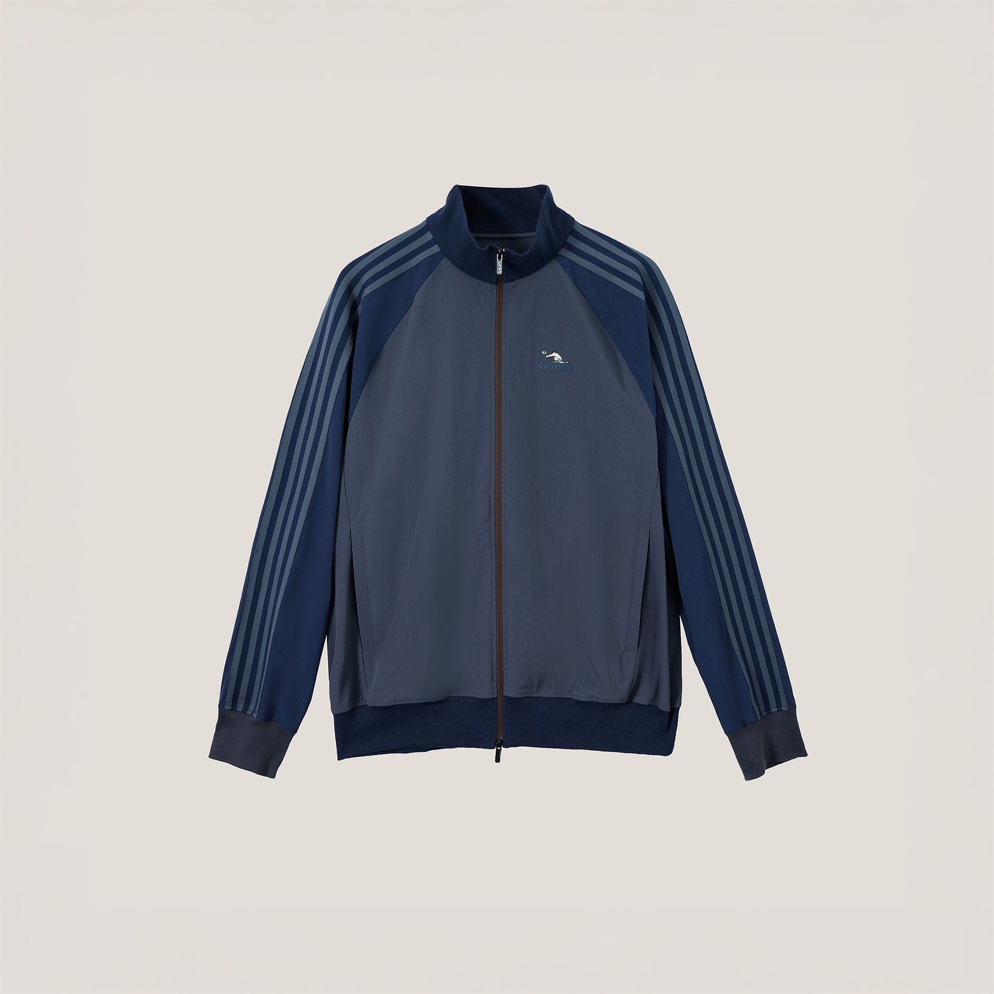 UMAMIISM Retro Striped Track Jacket