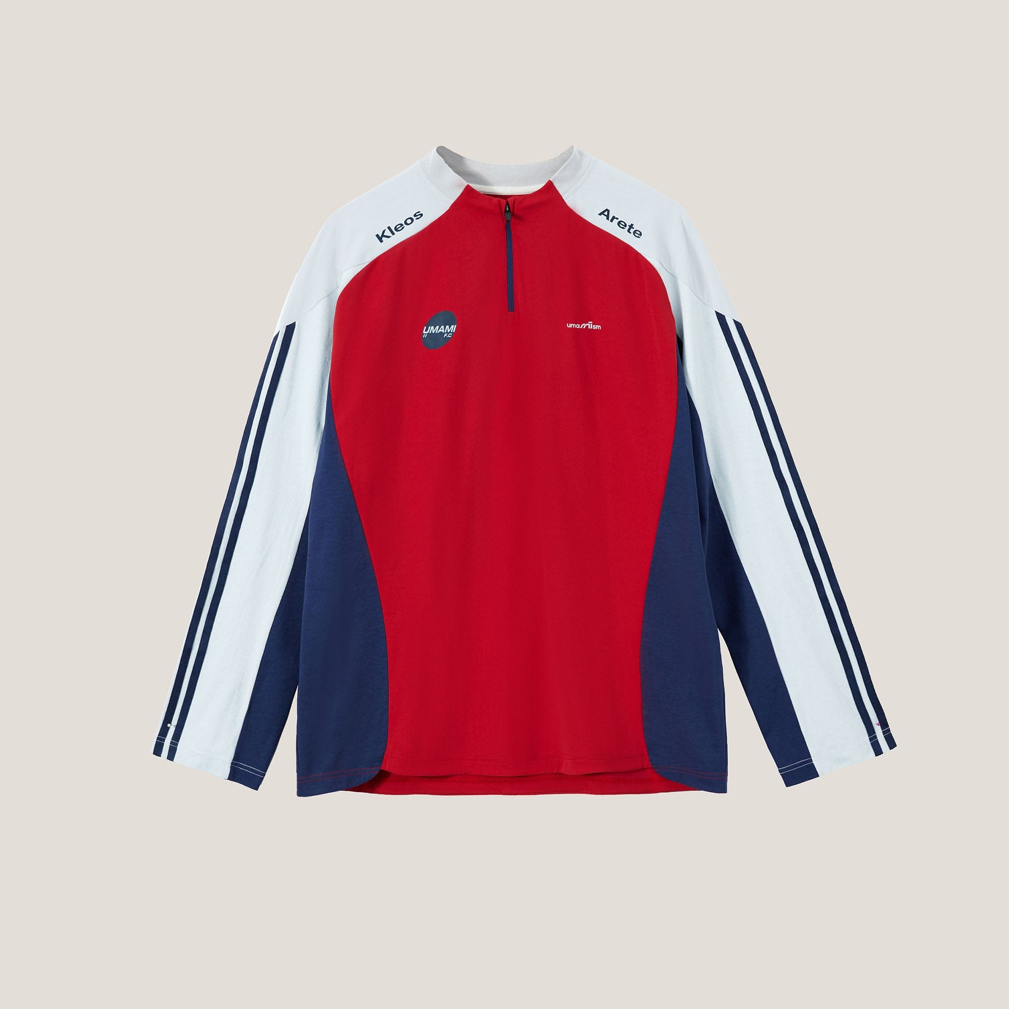 UMAMIISM Contrast Half-Zip Quick-Dry Training Jersey