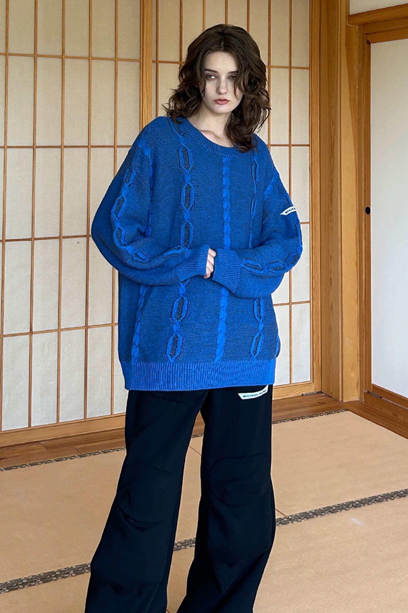 MIICHOUS Helsinki Oversized Cable Sweater
