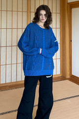 MIICHOUS Helsinki Oversized Cable Sweater