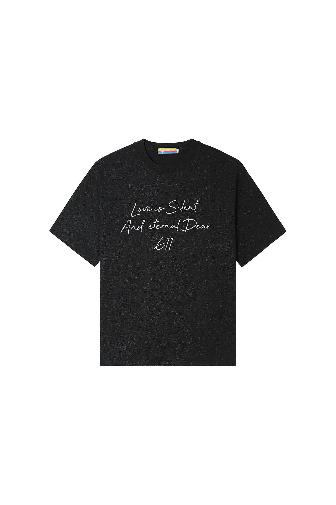 CLP Essential Slogan Glitter T-Shirt