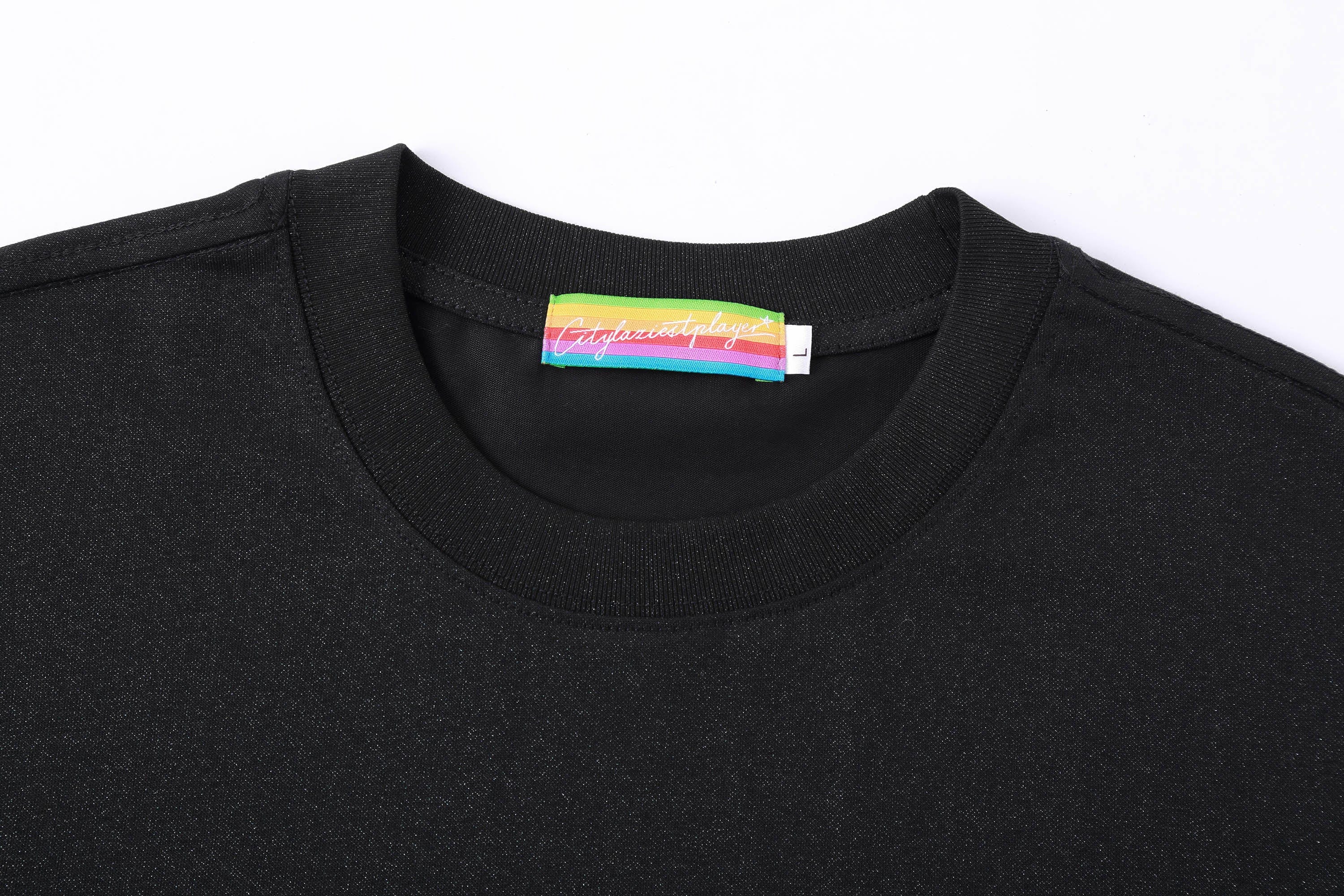 CLP Essential Slogan Glitter T-Shirt