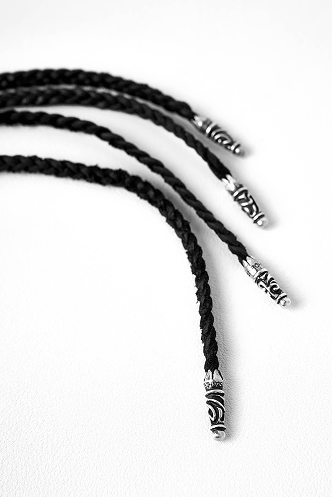 FLYERRER Cross-Star Braided Cord Necklace