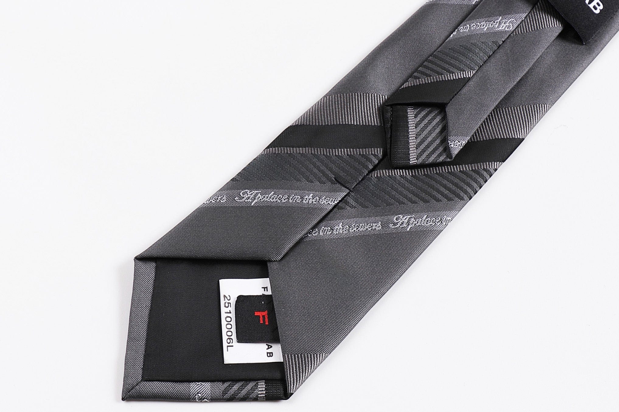 FACEONLAB Slanted Striped Zip Tie
