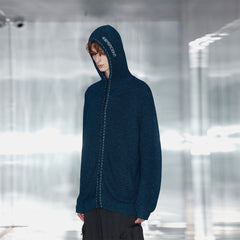 49PERCENT Slim Zipper Cardigan