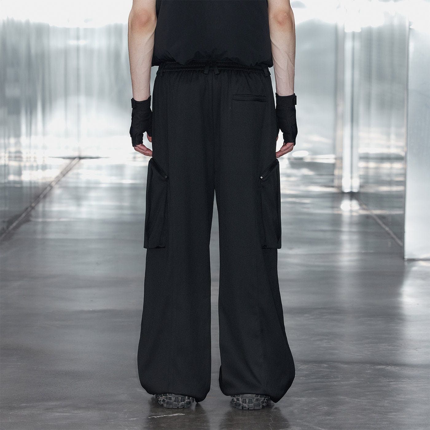 49PERCENT Embroidered Arrows Cargo Suit Pants
