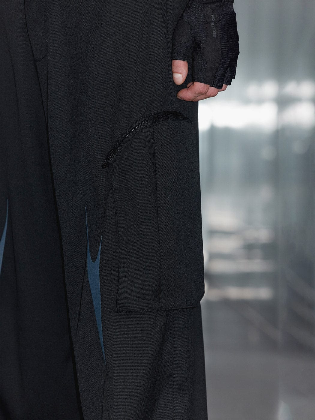 49PERCENT Embroidered Arrows Cargo Suit Pants