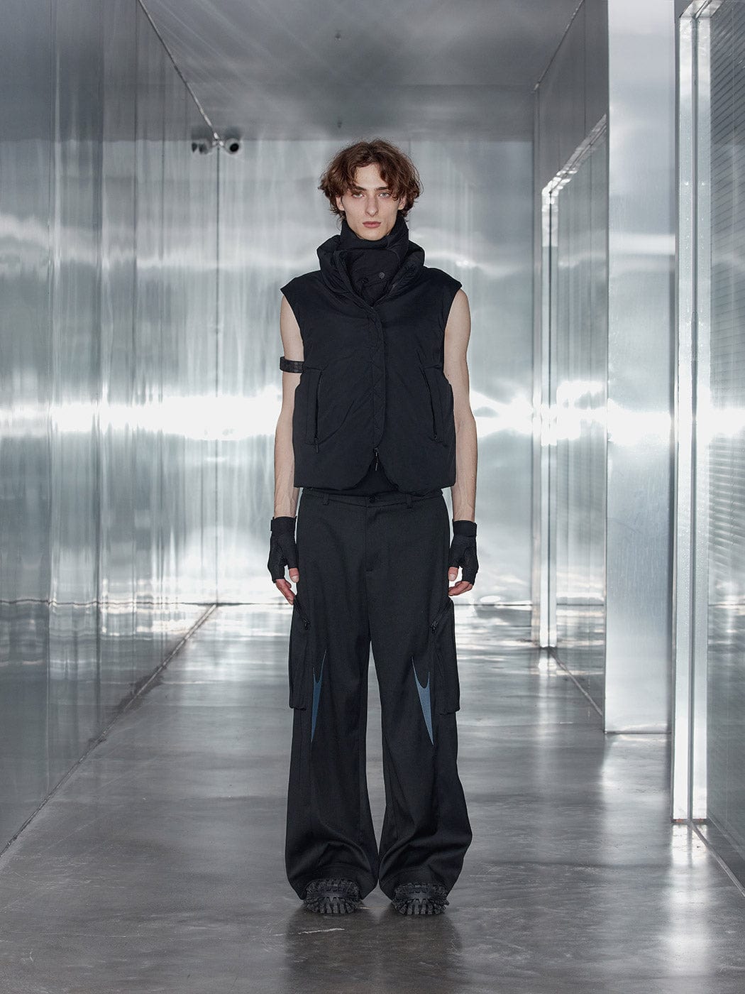 49PERCENT Embroidered Arrows Cargo Suit Pants