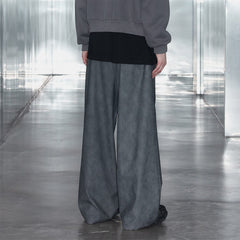 49PERCENT Flipped Pockets Faux Leather Pants