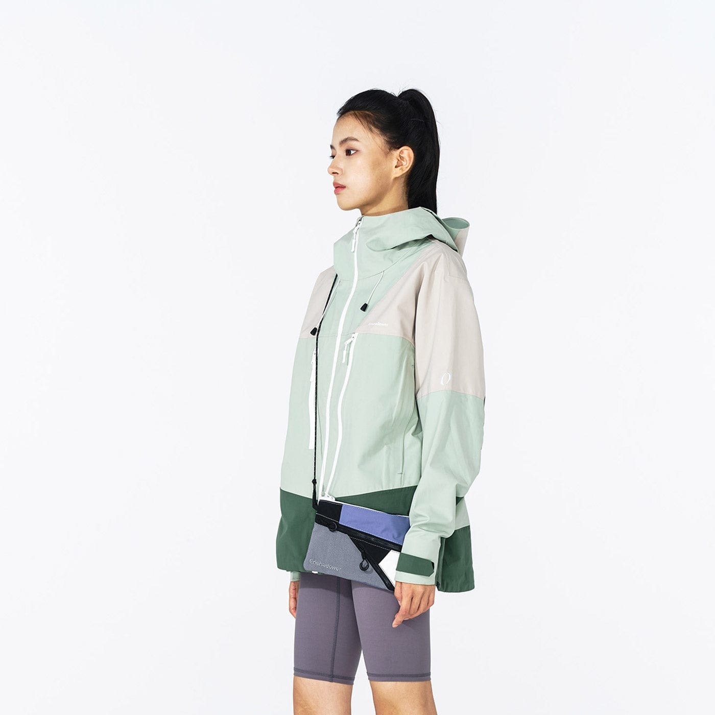 ENSHADOWER Asymmetric Water-Proof Windbreaker