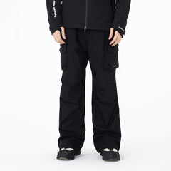ENSHADOWER Big Pockets Crinkled Straight Pants