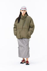 ENSHADOWER Asymmetric Magnetic Snap Down Jacket
