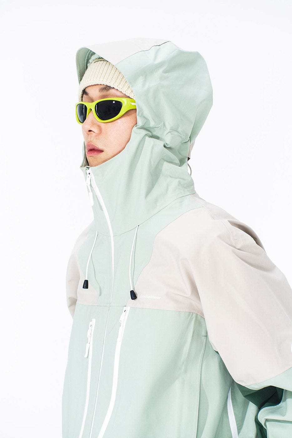 ENSHADOWER Asymmetric Water-Proof Windbreaker