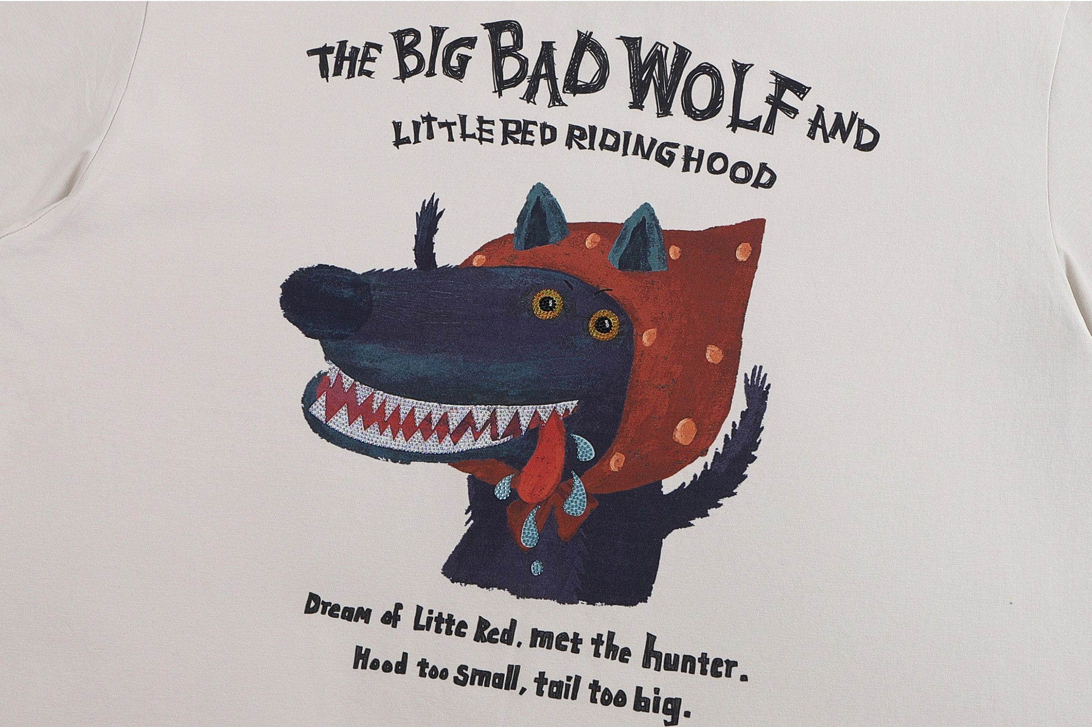 FACEONLAB Big Bad Wolf Oversized T-Shirt