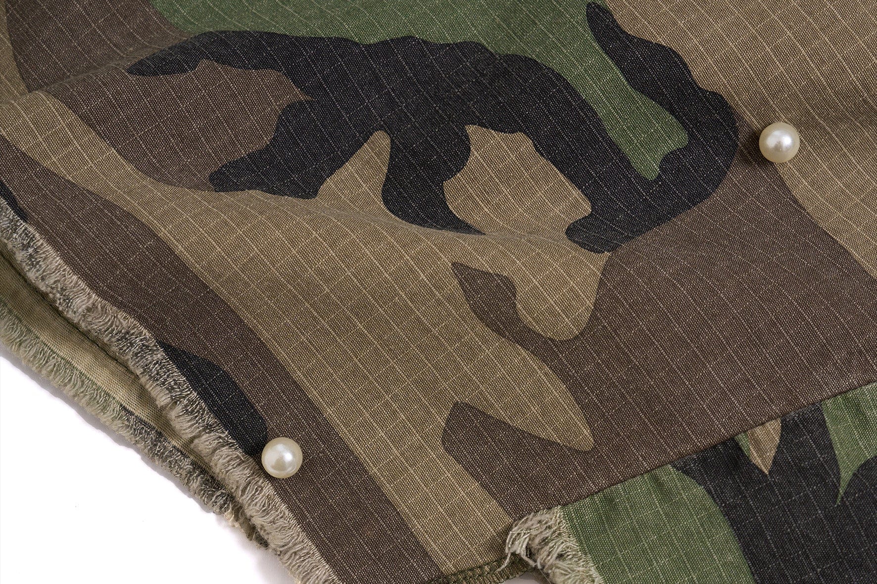 STEEPC Camo Pearl Multi-Pocket Rippled Shorts