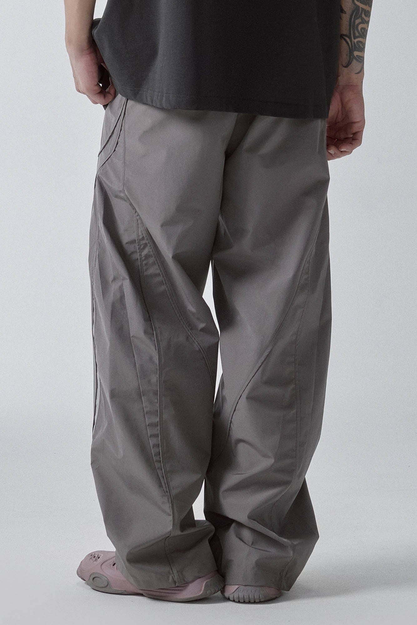 F2CE Cut-Out Curved Paneled Tech Pants