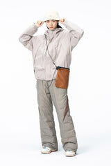 ENSHADOWER Spliced Splash-Proof Down Ski Pants