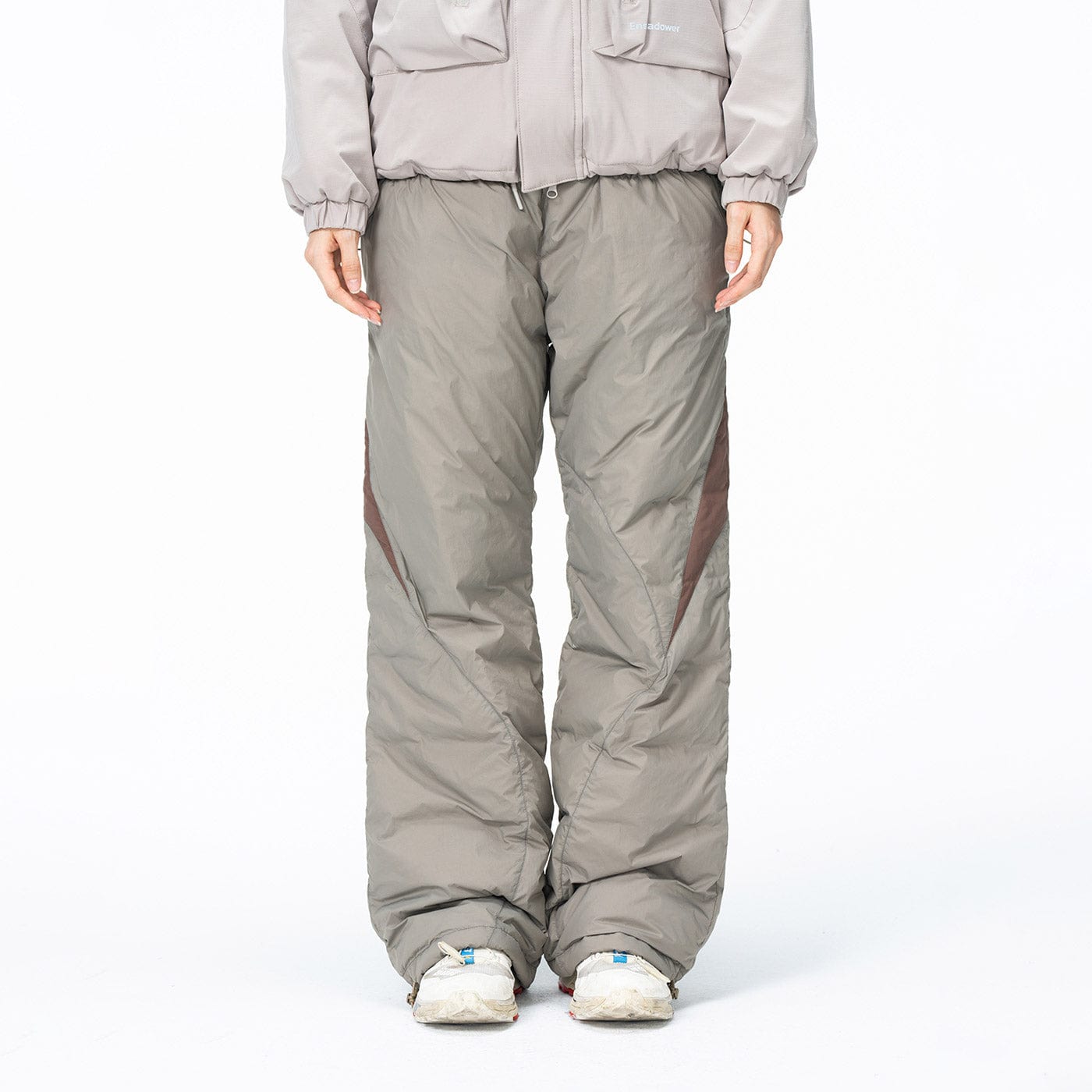 ENSHADOWER Spliced Splash-Proof Down Ski Pants