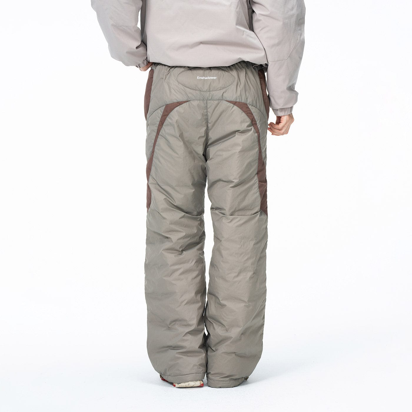 ENSHADOWER Spliced Splash-Proof Down Ski Pants