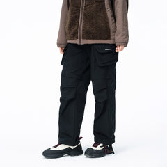 ENSHADOWER Detachable Big Pockets Crinkled Pants
