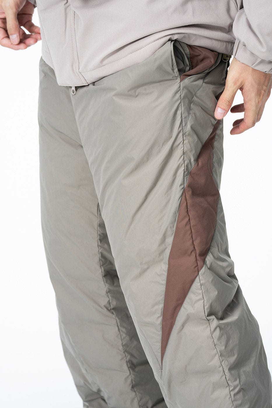 ENSHADOWER Spliced Splash-Proof Down Ski Pants