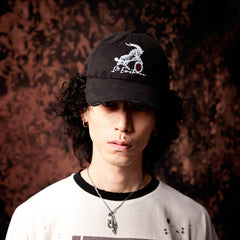 IN EXISTENCE The GOAT Washed Distressed Embroidered Cap