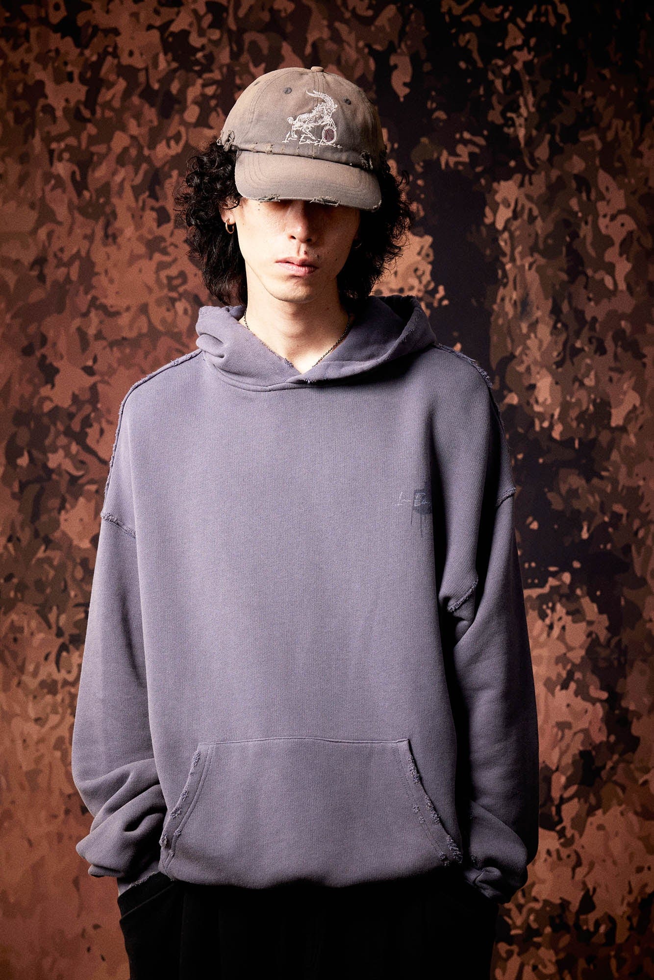IN EXISTENCE The GOAT Washed Distressed Embroidered Cap
