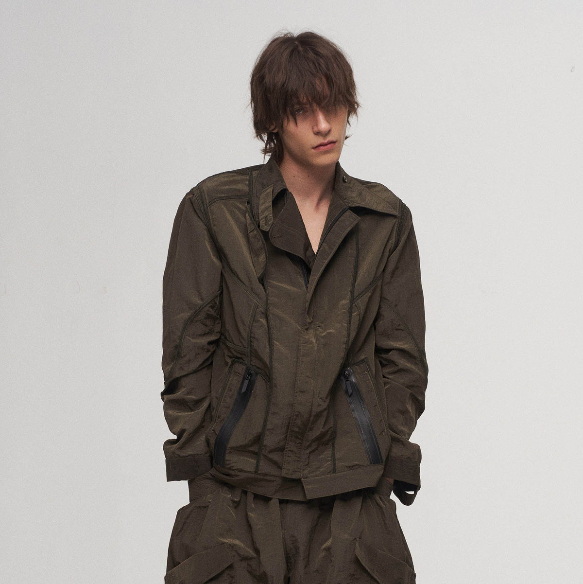 ILNya Nieternite Nifutur Utility Seam-Paneled Reversible Jacket