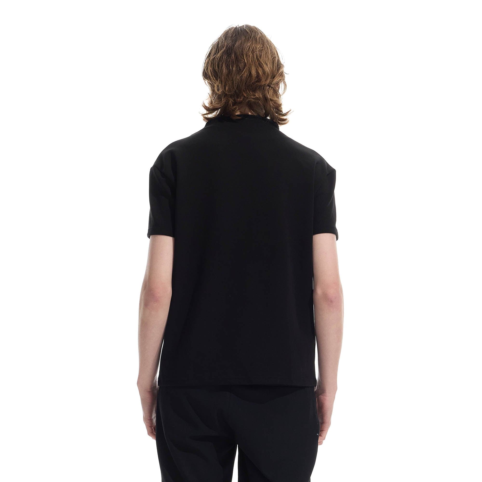 WHISTLEHUNTER Essential Crinkled Mock T-Shirt