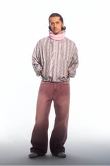 TRECLUB Retro Washed Jeans Violet
