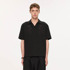 KREATE Daisy Embroidered Polo T-Shirt