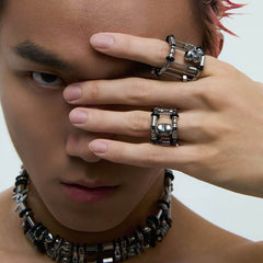 ILLUSORY Danger Signal Cage Ring