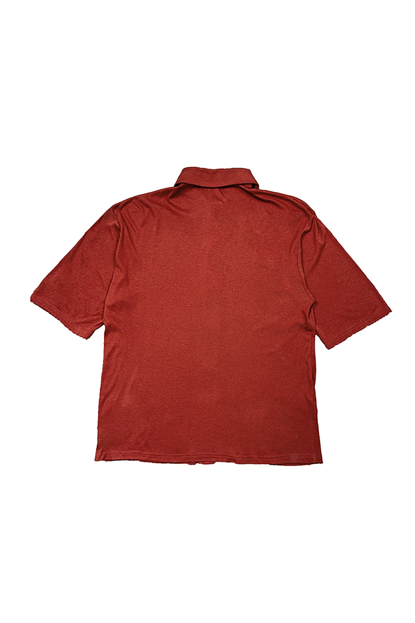 RICHILL Refined Acetate Button-Up Polo Half Shirt