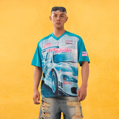 CLP Racing Graphic Mesh Raglan Jersey