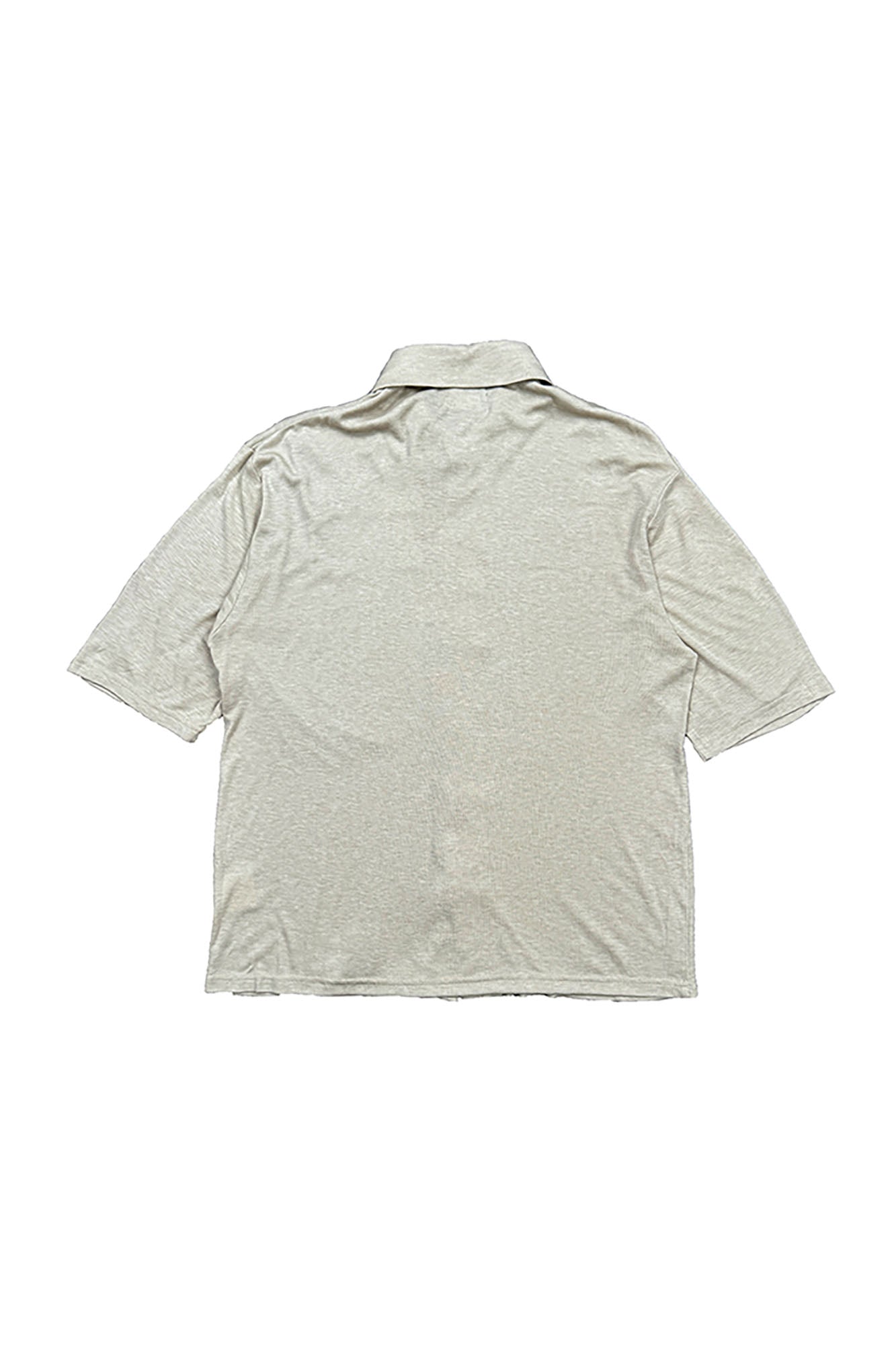 RICHILL Refined Acetate Button-Up Polo Half Shirt