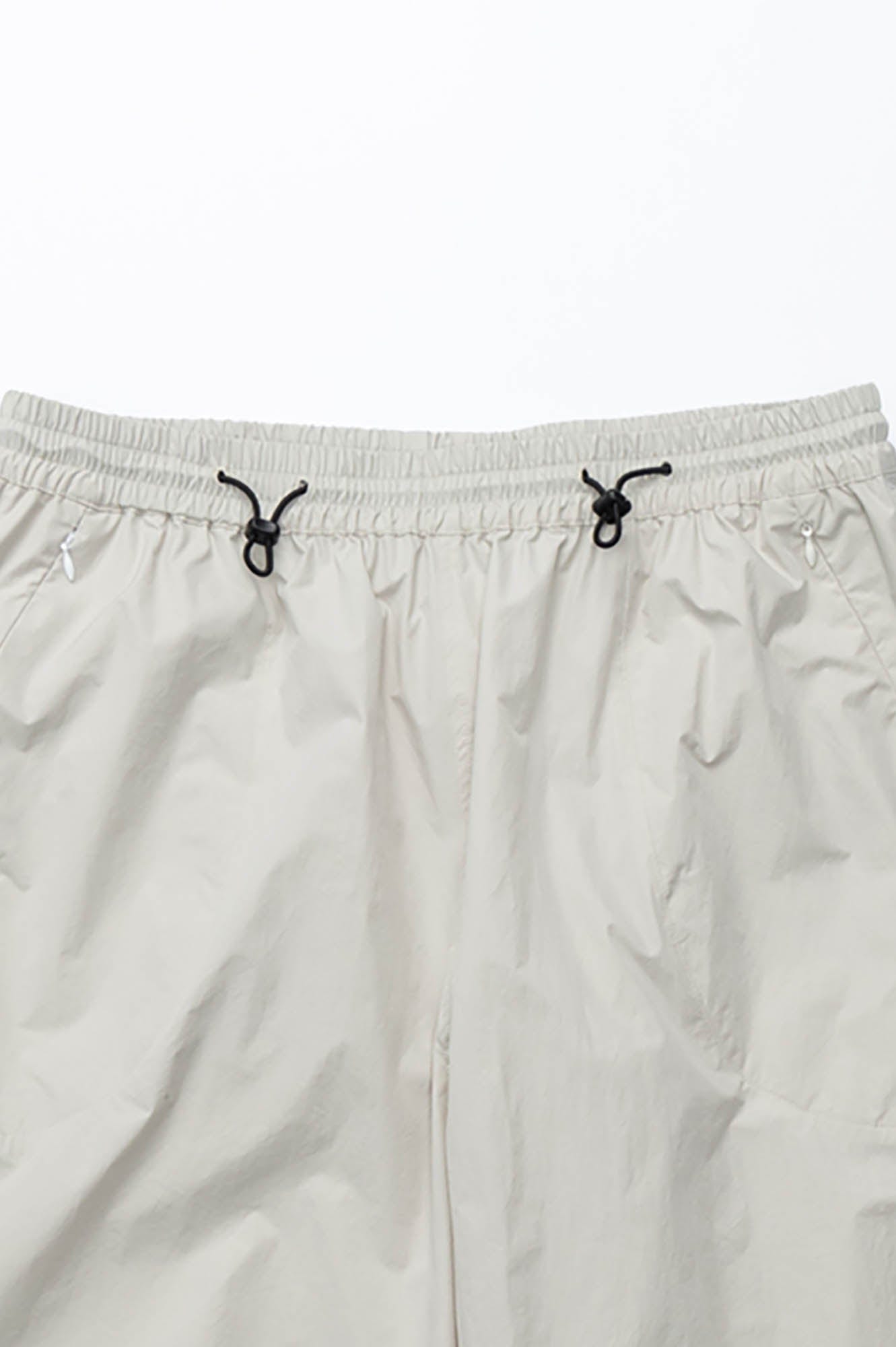 BANANA CLUB Quick-Dry Drawstring Crinkled Parachute Pants