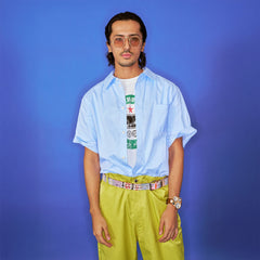 TRECLUB Vision your Success Pinstriped Half Shirt