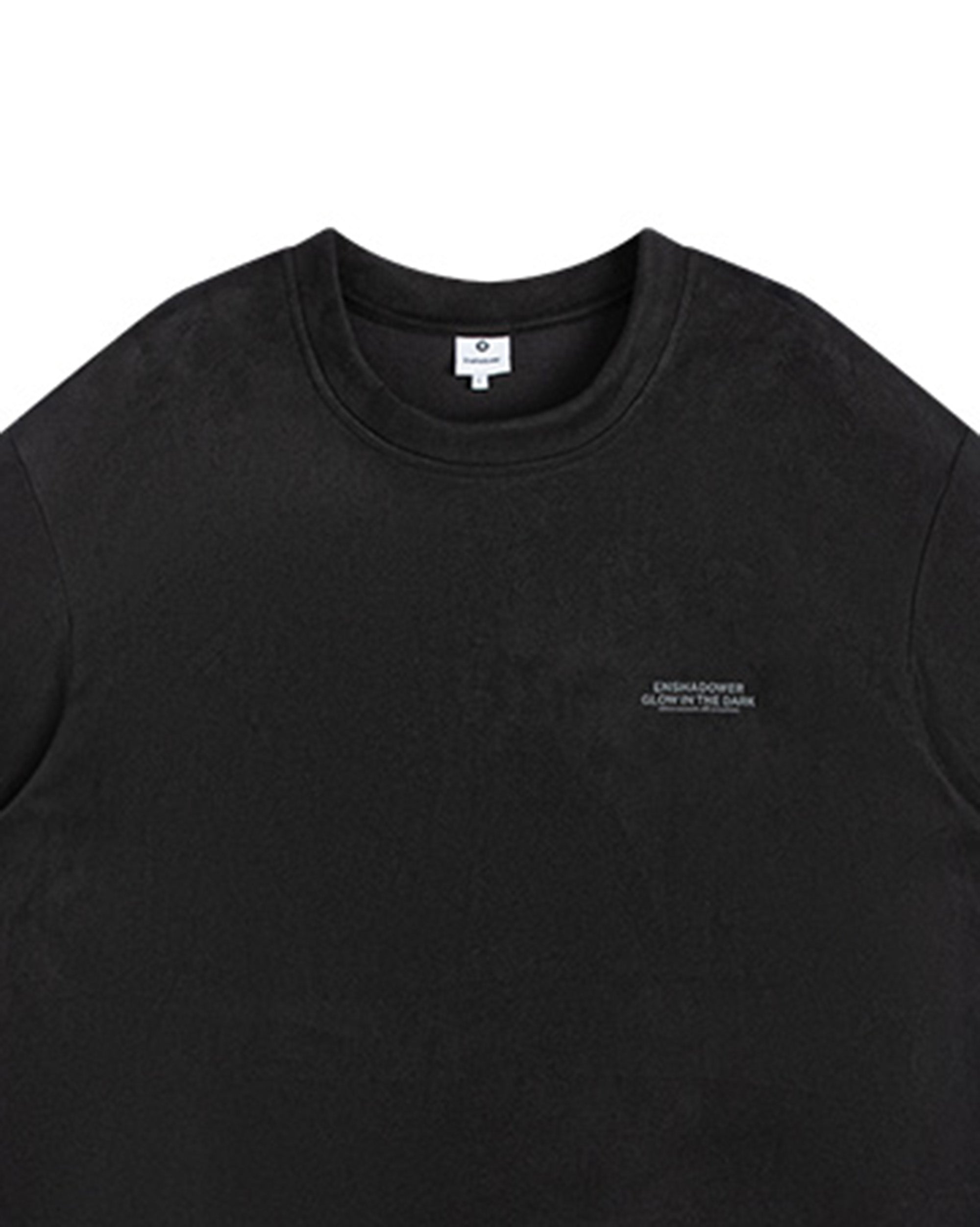 ENSHADOWER Retro Logo Faux-Suede T-Shirt