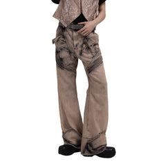 DND4DES Deconstructed Desert Petals Jeans