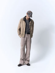 IN EXISTENCE Distressed Double-Knee Carpenter Jeans