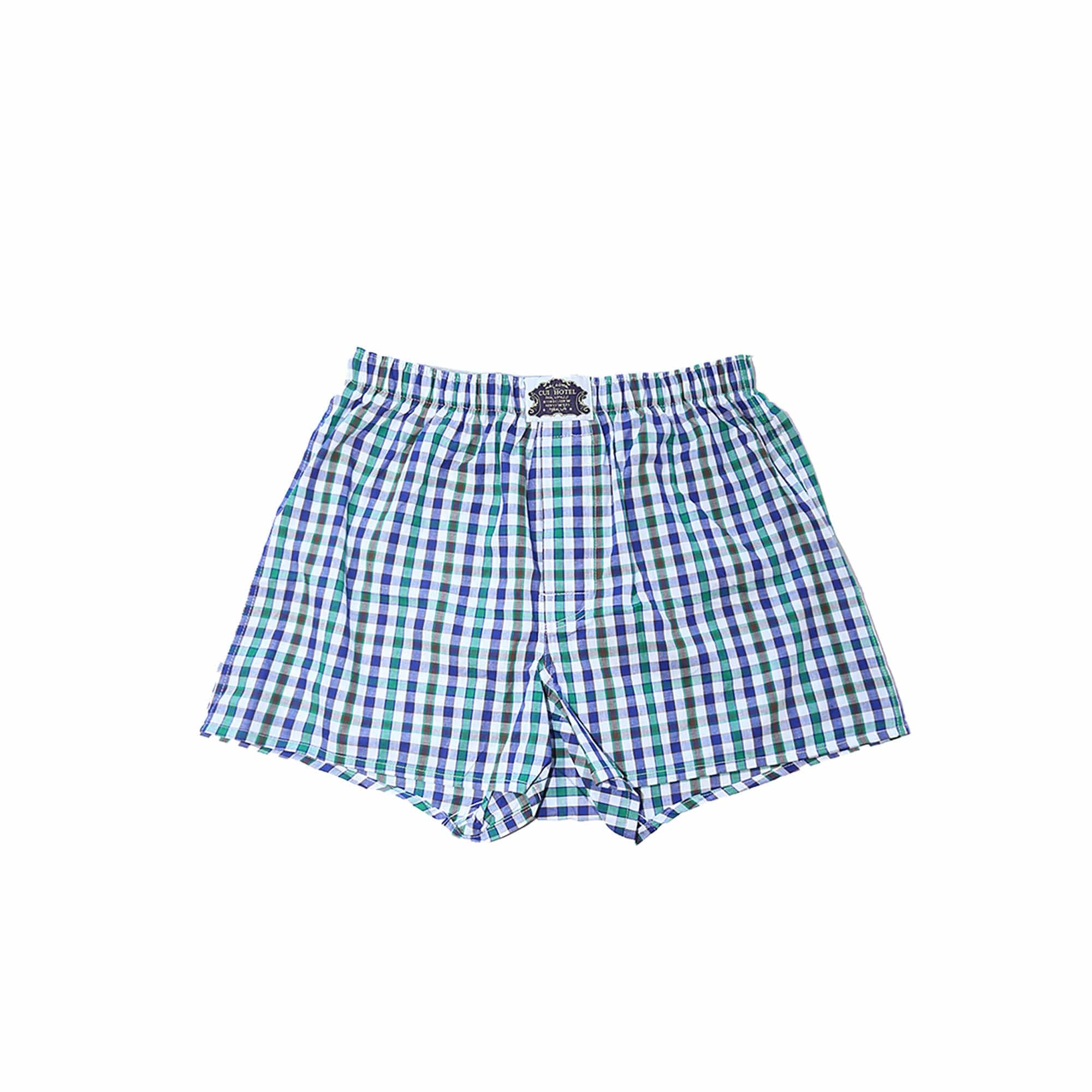 TRECLUB Plaid Lounge Shorts