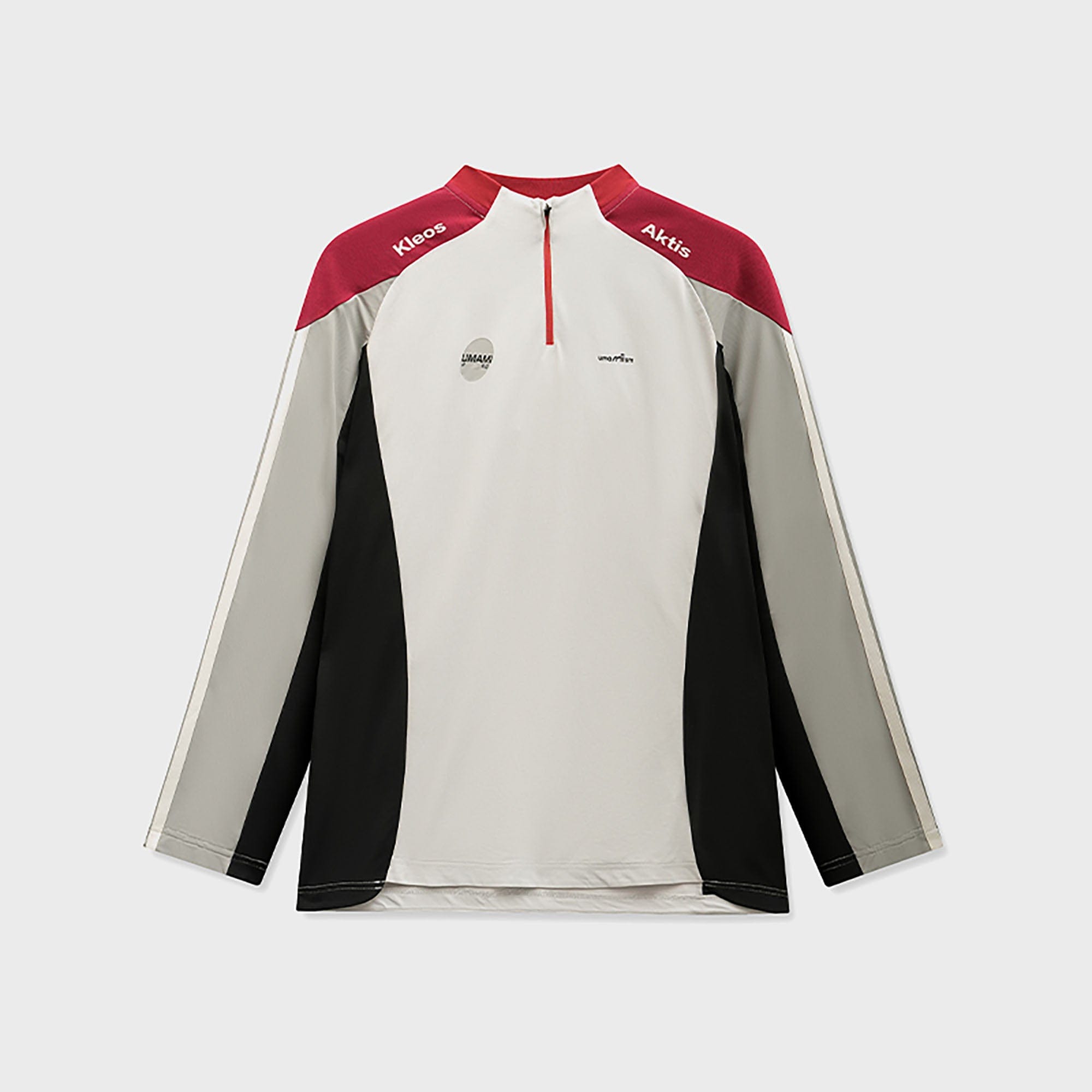 UMAMIISM Contrast Half-Zip Quick-Dry Training Jersey