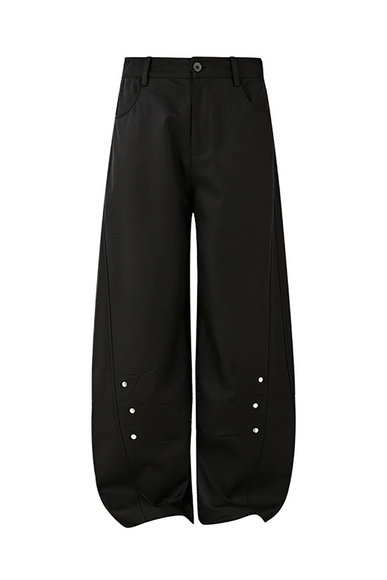 KREATE Petal Buttoned Wide-Leg Trousers