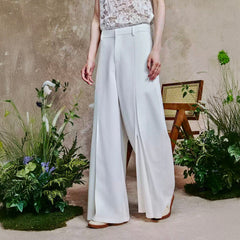 OIPWORD Middle-Pleated Oversized Trousers