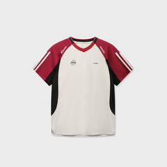 UMAMIISM Contrast Half-Zip Quick-Dry T-Shirt